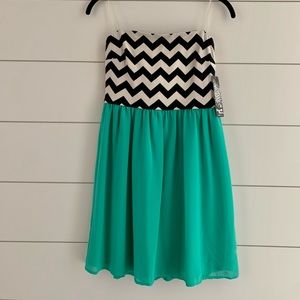 Strapless summer dress